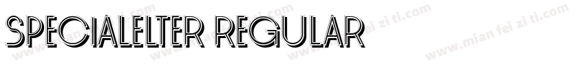 SpecialElter Regular字体转换